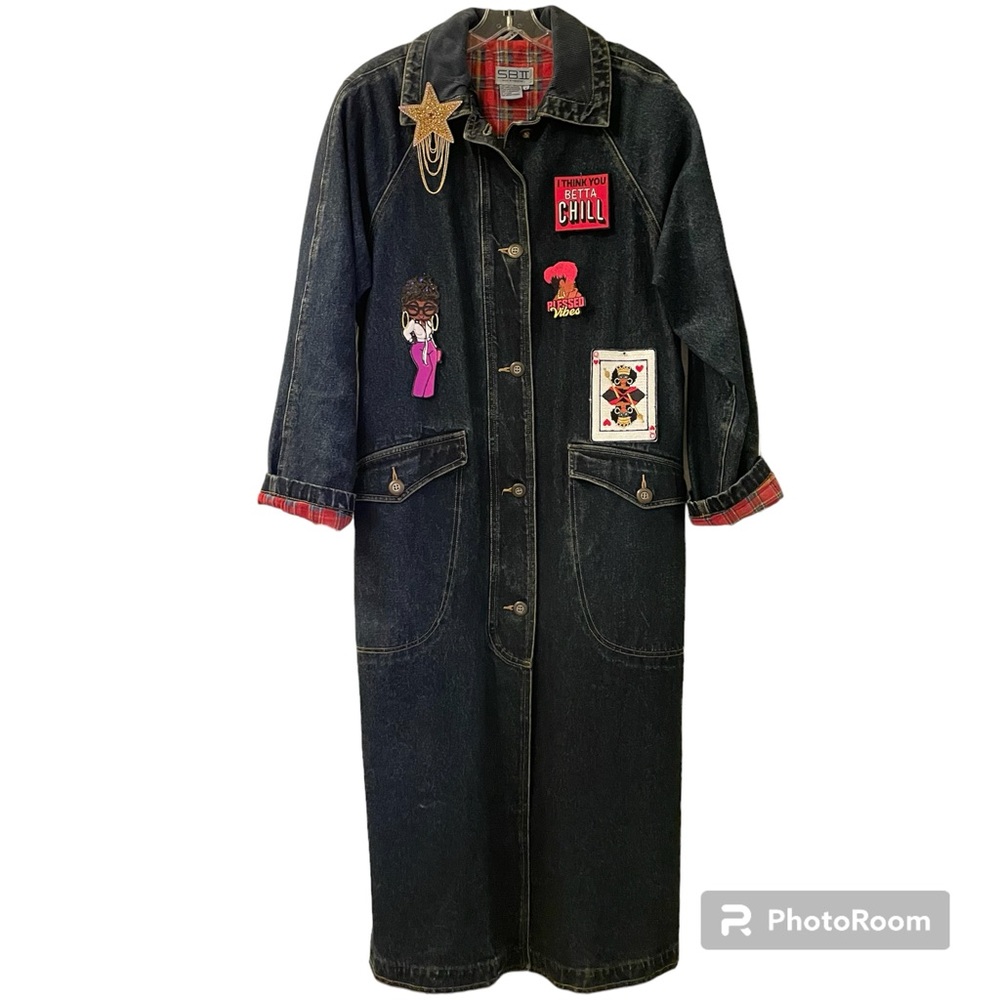 Vintage denim, Maxi jacket